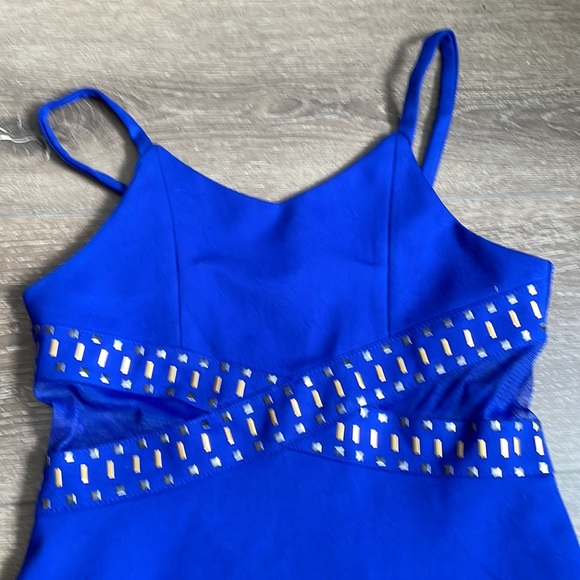 Elisa B Royal Blue Party Dress - Picture 4 of 5